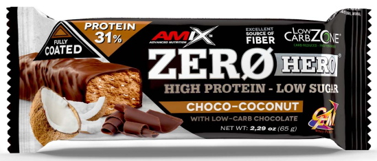 Μπάρα πρωτεΐνης Amix Zero Hero 31% Protein 65g