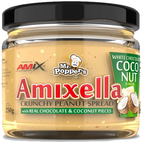 Βούτυρο καρύδας Amix Amixlla 250g λευκή σοκολάτα καρύδας