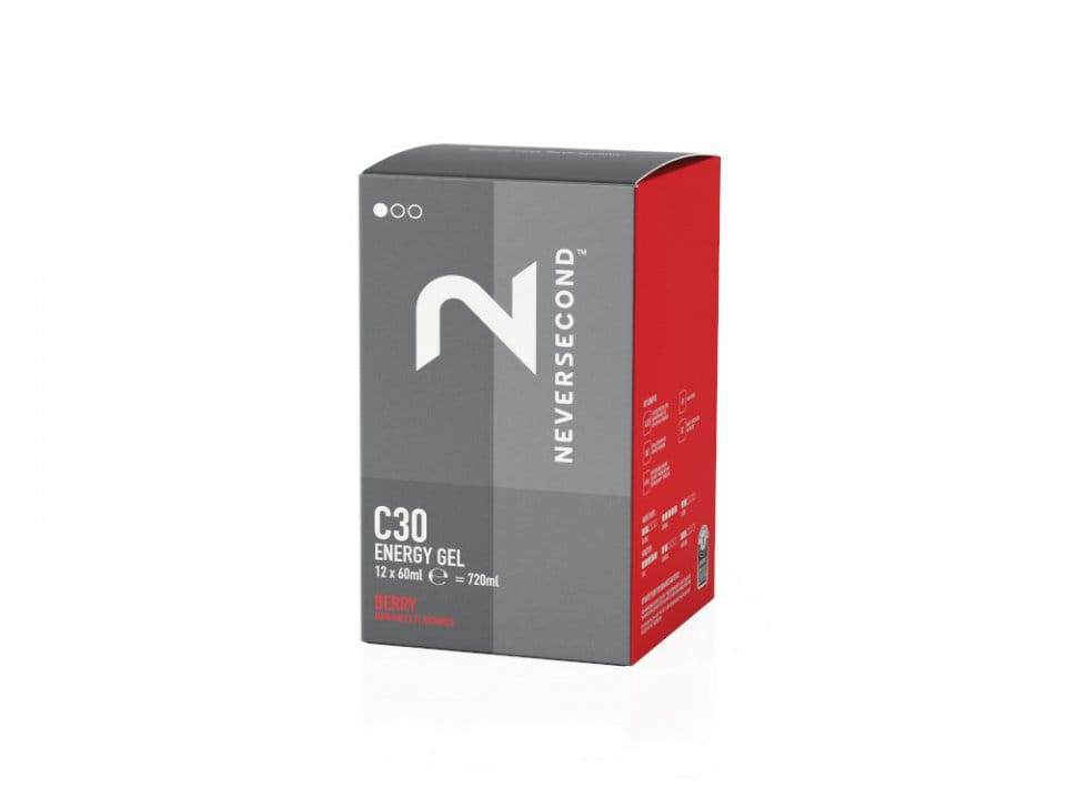 NEVERSECOND Energy Gel C30 Berry 60 ml | 12 Φακελάκι
