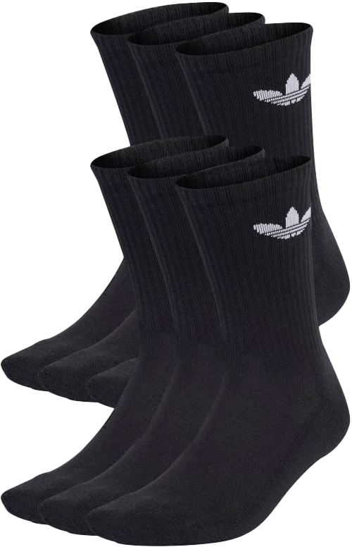 Κάλτσες adidas TREFOIL CUSHION CREW 6 pcs
