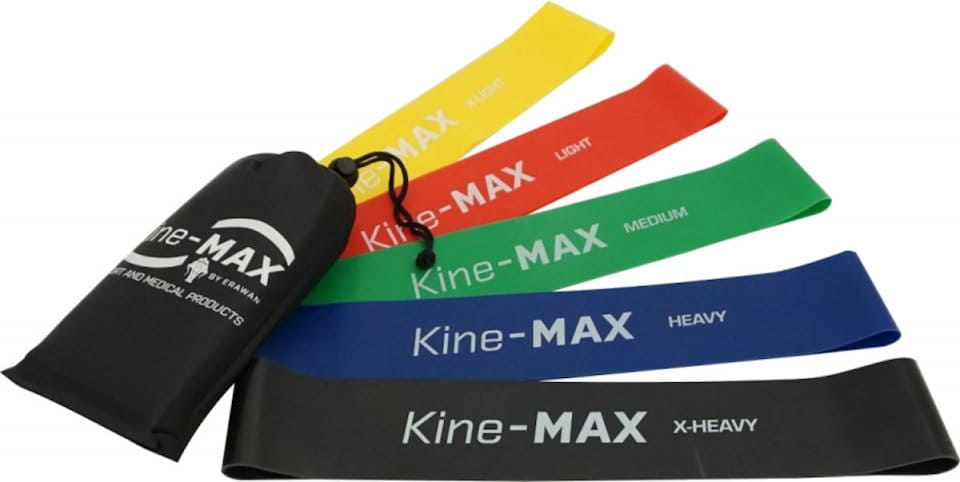 Λάστιχο ενδυνάμωσης Kine-MAX Professional Mini Loop Resistance Band KIT - 5 bands